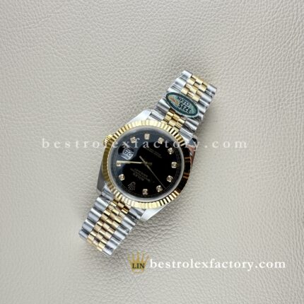 Replica Rolex Datejust 126333-0006 Quadrante Nero Diamanti – Clean Factory Swiss Clone