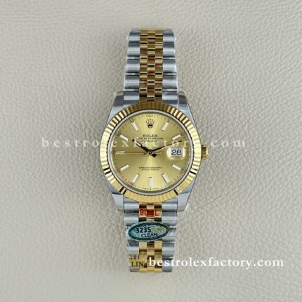 Replica Rolex Datejust 126333-0010 Quadrante Champagne – Clean Factory Super Clone