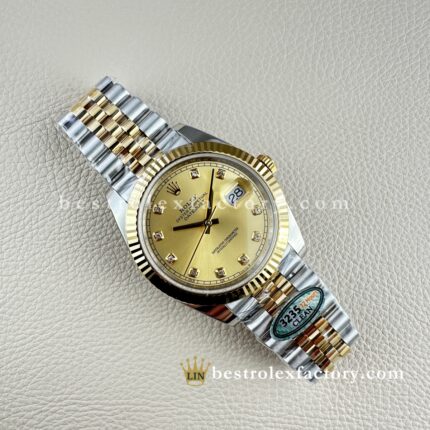 Replica Rolex Datejust 126333-0012 Quadrante Champagne – Clean Factory Super Clone