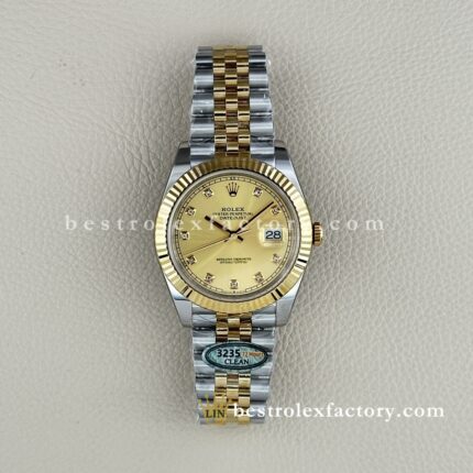 Replica Rolex Datejust 126333-0012 Quadrante Champagne – Clean Factory Super Clone