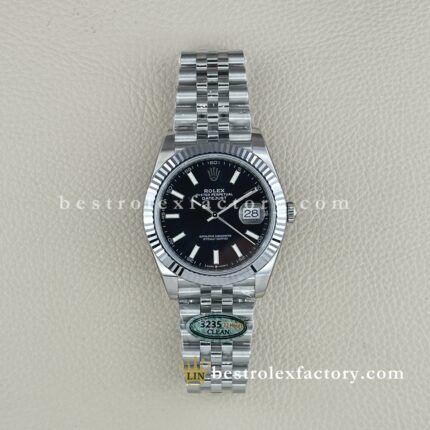 Replica Rolex Datejust 126334-0018 Quadrante Nero – Clean Factory Super Clone 1:1