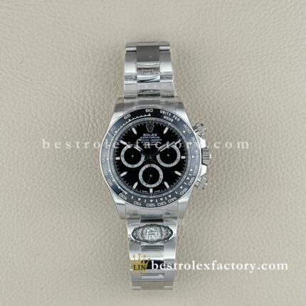 Clean Factory Rolex Daytona 126500LN-0002 Quadrante Nero | Lunetta Ceramica Nera | Movimento 4131 | Lusso Stealth