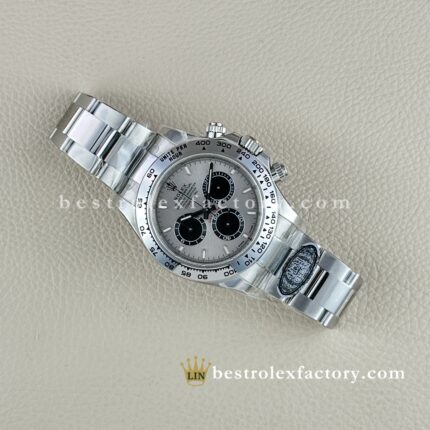 Clean Factory Rolex Daytona 126509-0003 Grey Panda Dial White Gold Bezel Super Clone Chronograph waterproof Best replica 4131 Movement