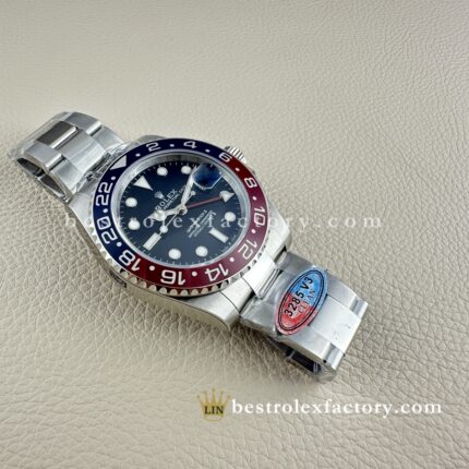 Clean Factory Rolex GMT Master II 126719BLRO | Pepsi Oro Bianco | Quadrante Blu