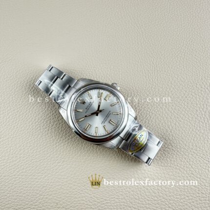 Clean Factory Rolex Oyster Perpetual 124300-0001 Quadrante Argento 41mm | Super Clone Replica