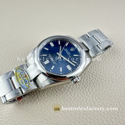 Clean Factory Rolex Oyster Perpetual 126000-0003 Quadrante Blu 36mm | Super Clone Replica