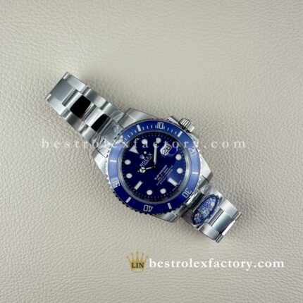 Clean Factory Rolex Submariner 116619LB | 40mm Smurf Oro Bianco | Miglior Orologio Replica