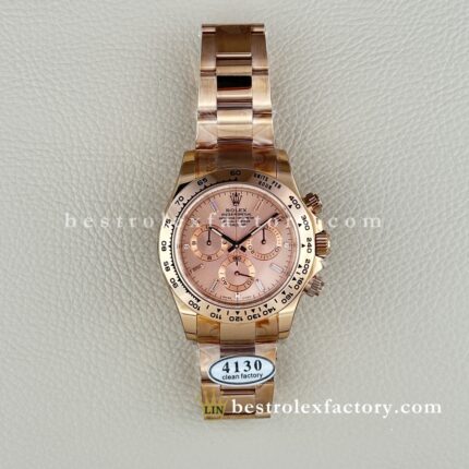Rolex Daytona 116505 Pink Baguette – Clean Factory Super Clone di Lusso