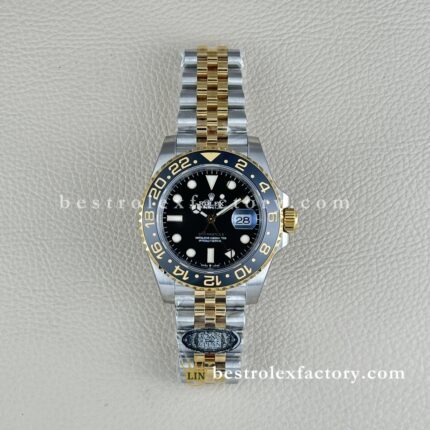 Clean Factory Rolex GMT-Master II 126713GRNR | Bicolore | Lunetta Nero Grigio