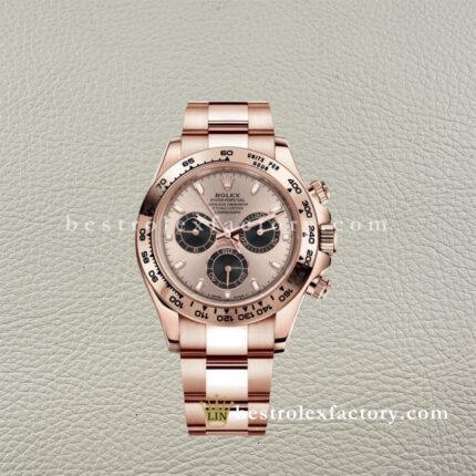 Rolex Daytona 116505 Sundust Black Subdials – Clean Factory Super Clone Everose