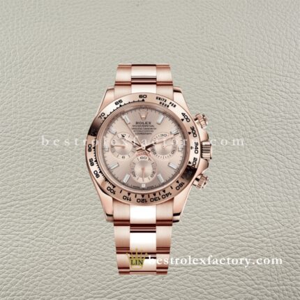 Rolex Daytona 116505 Sundust Baguette – Clean Factory Replica Super Clone di Lusso
