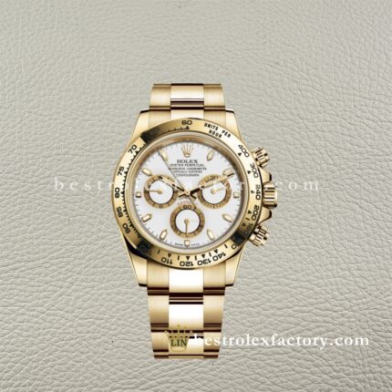Rolex Daytona 116508-0001 Quadrante Bianco – Clean Factory Super Clone Replica di Alta Qualità