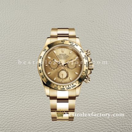 Rolex Daytona 116508-0003 Champagne Dial – Clean Factory Super Clone V3 Best Replica