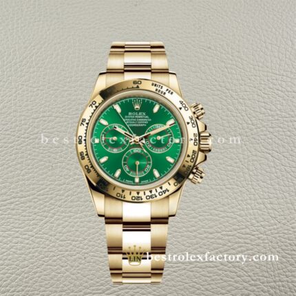 Rolex Daytona 116508 John Mayer Quadrante Verde – Replica Super Clone Clean Factory