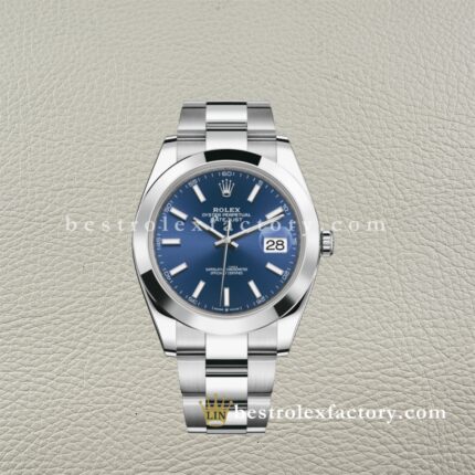 Rolex Datejust 126300-0001 Quadrante Blu Replica Super Clone Clean Factory