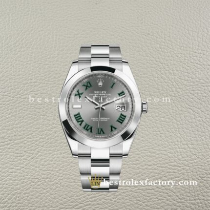 Replica Rolex Datejust 126300-0013 Clean Factory | Quadrante Wimbledon Super Clone