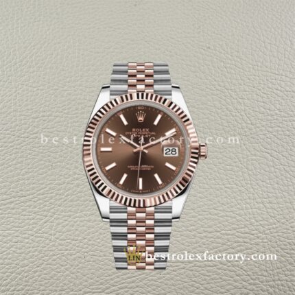 Replica Rolex Datejust 126331-0002 Quadrante Cioccolato e Jubilee – Super Clone Clean Factory