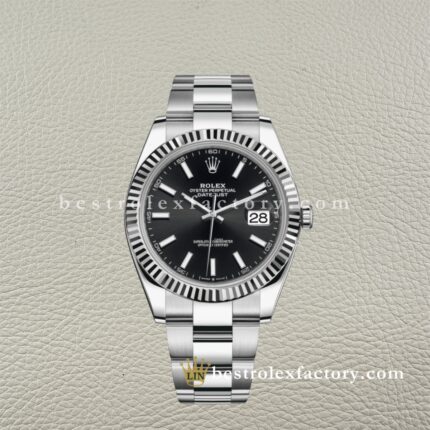 Replica Rolex Datejust 126334-0017 Quadrante Nero Super Clone Clean Factory