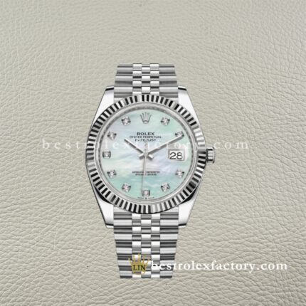 Replica Rolex Datejust 126334-0020 Clean Factory – Quadrante Madreperla e Diamanti Super Clone