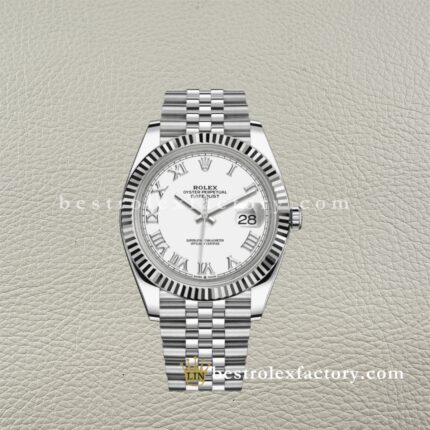 Replica Rolex Datejust 126334-0024 Quadrante Bianco Numeri Romani – Clean Factory Super Clone
