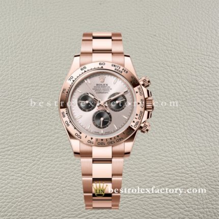 Rolex Daytona 126505-0003 Replica Clean Factory Oro Everose Quadrante Sundust Subquadranti Neri