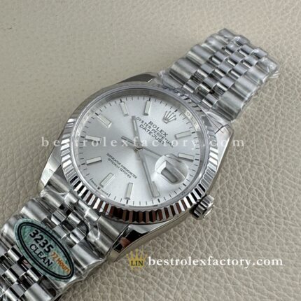 Rolex Datejust 126234-0013 Quadrante Argento Replica Super Clone Clean Factory