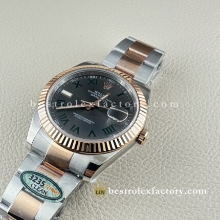 Replica Rolex Datejust 126331-0015 Quadrante Wimbledon – Clean Factory Super Clone