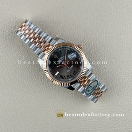 Replica Rolex Datejust 126331-0016 Wimbledon Everose - Super Clone Clean Factory