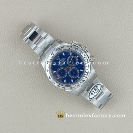 Rolex Daytona 116509-0071 Quadrante Blu – Clean Factory Replica Super Clone Oro Bianco