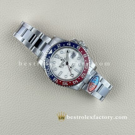 Clean Factory Rolex GMT Master II 126719BLRO | Quadrante Meteorite | Pepsi Oro Bianco