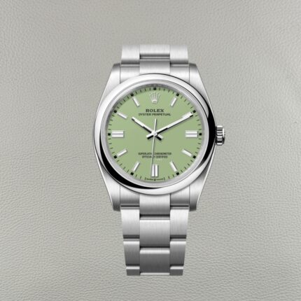 Rolex Oyster Perpetual 126000-0011 Pistacchio – Clean Factory Super Clone Replica di Alta Qualità