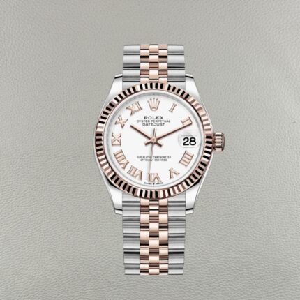 Replica Rolex Lady Datejust 278271-0002 Quadrante Bianco 31mm Everose | Clean Factory