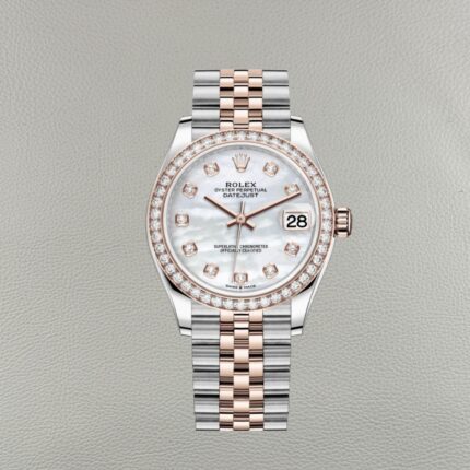 Replica Rolex Lady Datejust 278381RBR-0026 Madreperla 31mm Everose Moissanite | Clean Factory